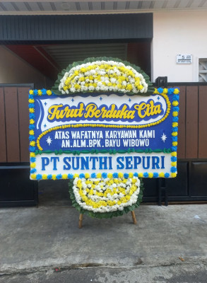 Papan Bunga Duka di Mayau